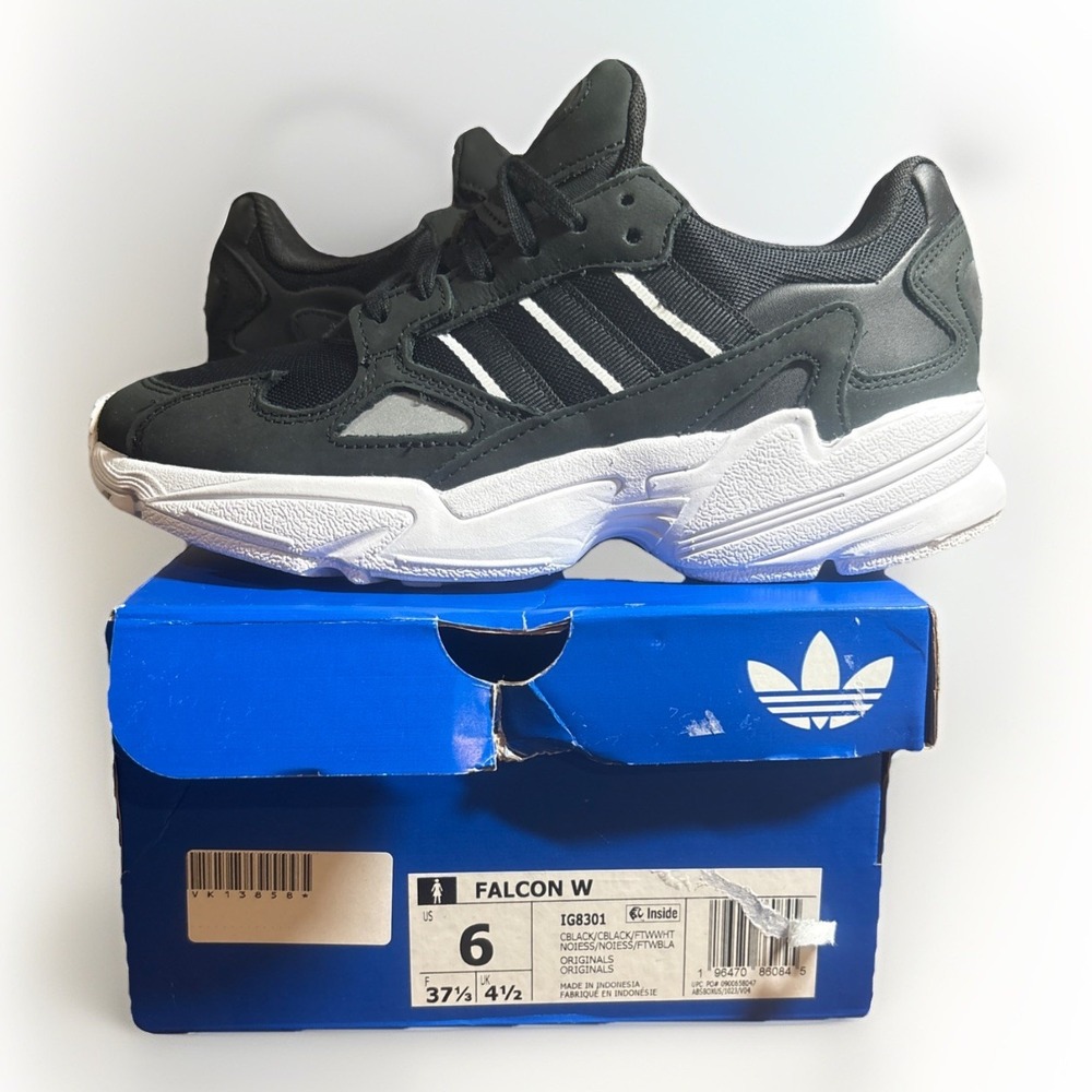 adidas Originals Falcon W Core Black Footwear White Women‎ Casual Shoes IG8301